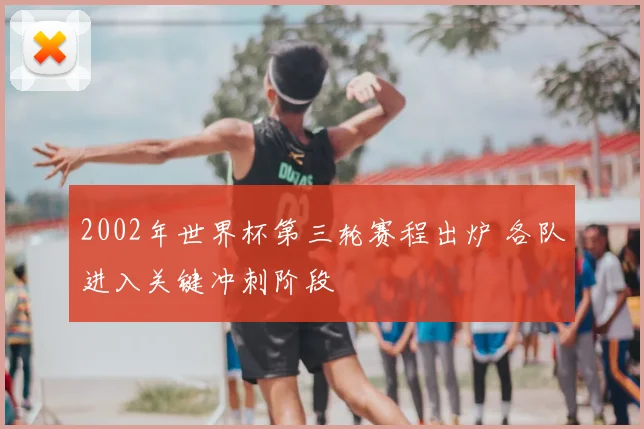2002年世界杯第三轮赛程出炉 各队进入关键冲刺阶段
